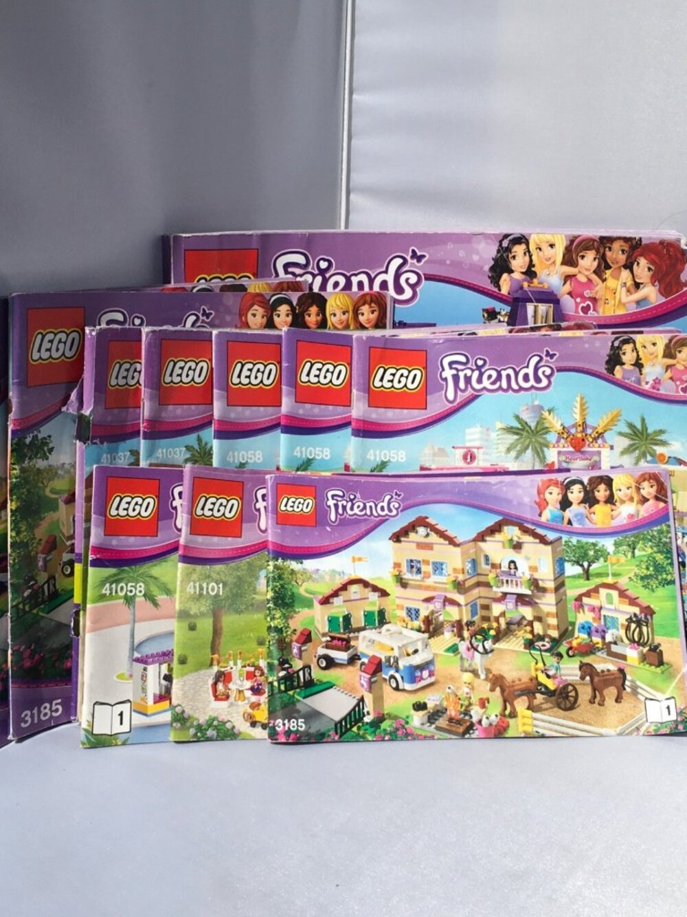 Friends LEGO Instructions ONLY 3185 41058 41037 41101 No Pieces